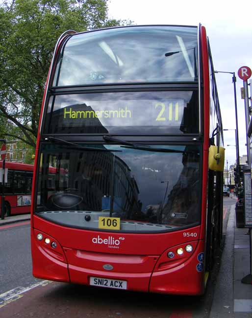 Abellio Alexander Dennis Enviro400 9540